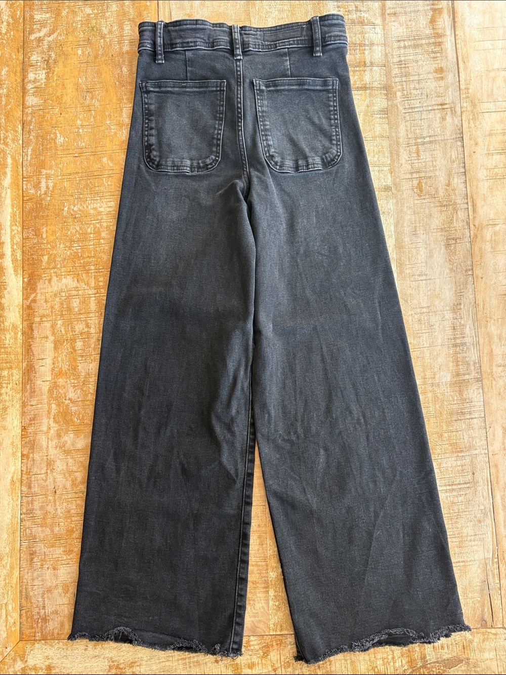 Zara Girls Wide Leg Marine Jeans size 11-12y - Picture 6 of 6